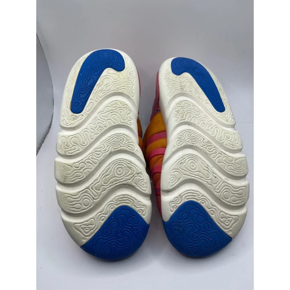 Nike Dynamo Free Toddler Shoes Blue‎ Pink Orange Monster Eyes Size 13C